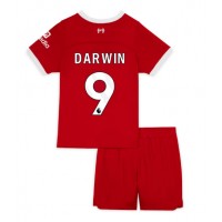 Liverpool Darwin Nunez #9 Hjemme Trøje Børn 2023-24 Kortærmet (+ Korte bukser)